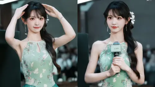 ▲田曦薇於《逐玉》播出後首度出席公開活動，現場大批粉絲擠爆。（圖／翻攝自-樹莓大王微博）