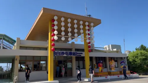 ▲苗栗白沙屯拱天宮在「白沙屯」站下車即可抵達。（圖／臺灣鐵路 影音專區）