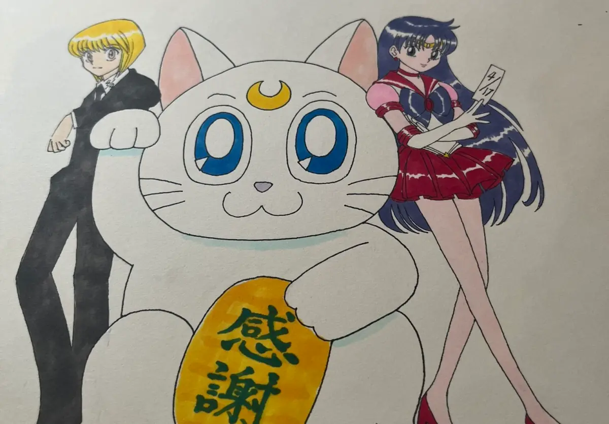 ▲《獵人》作者冨樫義博今（8）日在社群上宣布，已經完成411話到420話原稿，並繪製了酷拉皮卡與《美少女戰士》火野麗，暗示4月17日可能驚喜。（圖／X@Un4v5s8bgsVk9Xp）