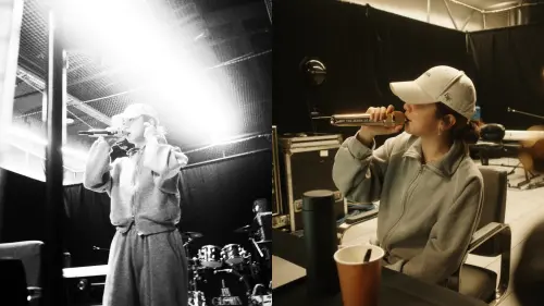 ▲鄧紫棋久違更新IG，分享一系列練唱的照片，問候台灣粉絲。（圖／G.E.M.鄧紫棋IG@gem0816）