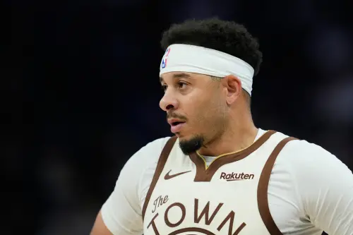 ▲儘管35歲的小柯瑞在傷癒回歸後展現出高達48%的三分球命中率，但本季他因傷僅出賽10場，總上場時間不足140分鐘。（圖／美聯社／達志影像）