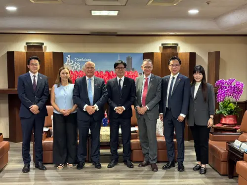 林智鴻牽線澳洲友台官員訪高雄　盼民主與科技深化台澳關係