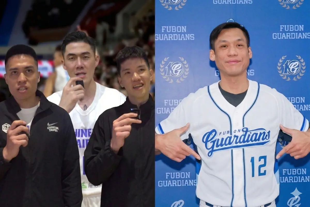 ▲「CBA三俠」劉錚、陳盈駿與林庭謙，近日接受《NOWNEWS》訪問時感性分享了他們眼中的林志傑。（圖／記者吳忠育製圖）