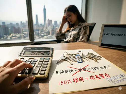 買房穩賺？25歲網紅擁5房竟破產！專家揭「這公式」比收租金更穩