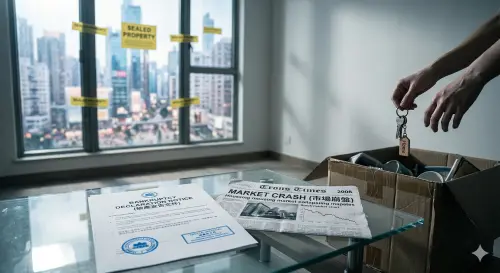 ▲麥克洛伊回憶 2008 年房市崩盤，高槓桿購入的房產慘遭法拍，成了她人生中最慘痛的投資教訓。（示意圖／Gemini製圖／NOWNEWS監製）