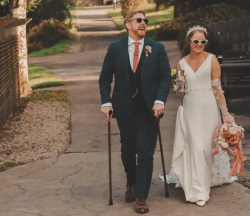 ▲麥可派翠克（左）的妻子（右）在IG上發文證實老公離世的噩耗。（圖／IG@michaelpatrick314）