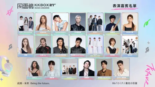 ▲第21屆 KKBOX 風雲榜演唱會今日揭曉表演嘉賓，集結 19組金獎陣容與海內外新生代人氣。（圖／KKBOX提供）