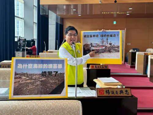 中市海線祖墳燒成黑　議員：海線人的哀愁