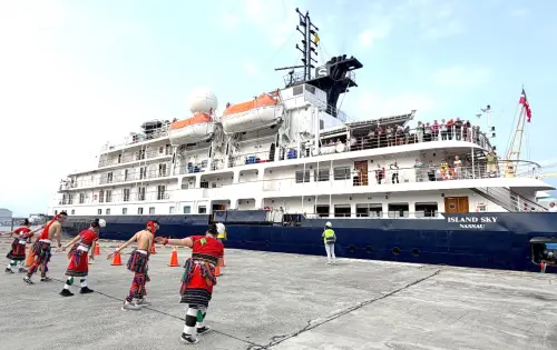 花蓮港再迎國際郵輪！卡莉多郵輪公司島嶼天空號郵輪首航花蓮港