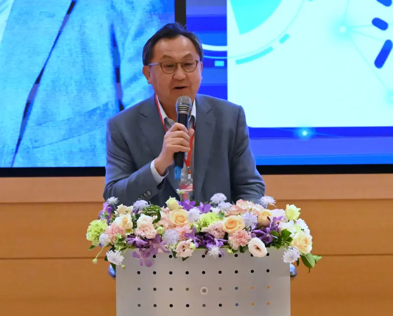 ▲台灣馬達產業協會理事長沈尚弘則強調「機器人的氣力,交給馬達就對了」,因為好的馬。(圖/中鋼提供)