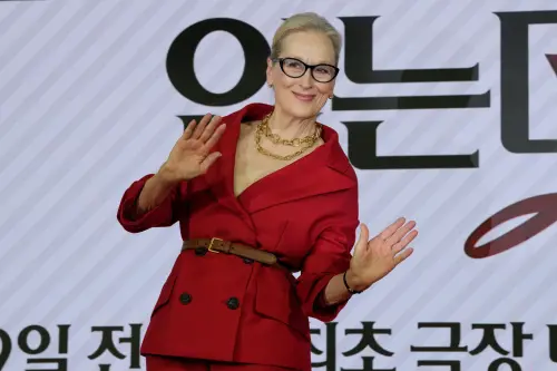 ▲梅莉史翠普因為孫兒們的關係，也開始對於韓國的流行文化有了些許的認識。（圖／美聯社／達志影像）