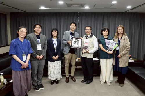 日本岡山縣感恩工坊拜會黃偉哲