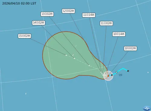 ▲今年第4號颱風「辛樂克」（SINLAKU）於今日凌晨2時生成，目前朝西北西移動，短期內對台灣無直接威脅，但仍停醒在海域作業的船隻需留意最新動態。（圖／中央氣象署cwa.gov.tw）