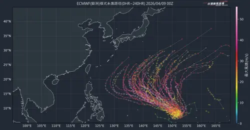 ▲台灣颱風論壇表示，辛樂克發展速度相當快，強度有機會達到中度颱風，甚至更強。（圖／台灣颱風論壇｜天氣特急）