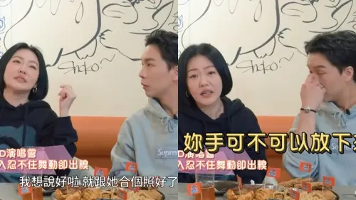 ▲小S（左）看GD演唱會熱舞，動作太大遭後方歌迷拍肩制止。（圖／小姐不熙娣臉書）