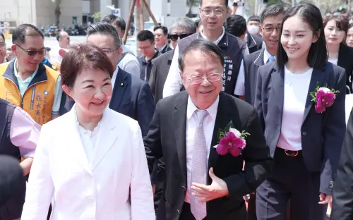 ▲台中市長盧秀燕今出席漢神洲際購物廣場開幕活動，。（圖／台中市政府提供，2026.04.10）