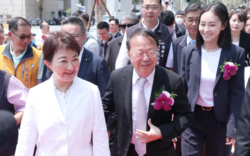    ▲台中市長盧秀燕今出席漢神洲際購物廣場開幕活動，。（圖／台中市政府提供，2026.04.10）  