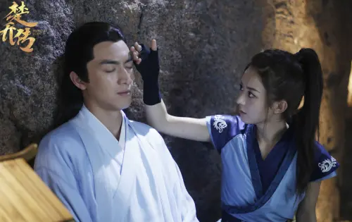 ▲《楚喬傳》由林更新（左）和趙麗穎主演。（圖／翻攝自微博）