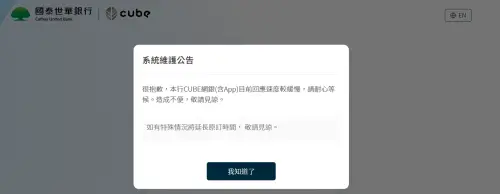 網銀、APP登入異常！國泰世華銀：已陸續修復、啟動排隊分流