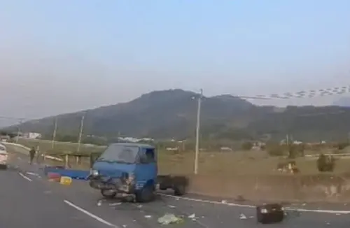 台東嚴重車禍！BMW撞飛小貨車　肇事後回家喝酒壓驚遭逮