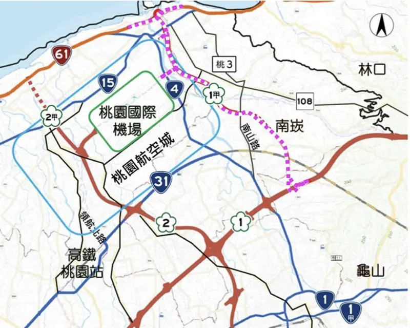國1甲正式動工！2031年完工後台北、林口往返桃機快15分鐘