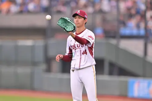 ▲曾家輝本場對陣兄弟延續開季至今好手感，先發主投5局僅被打出4安打失1分，第4場先發終於拿下本季首勝。（圖／樂天桃猿提供,2026.4.11）