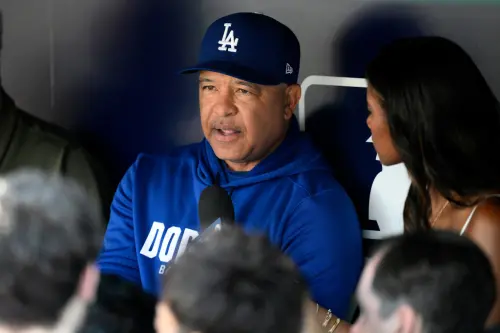 ▲在今日賽前記者會上，總教練羅伯斯針對大谷翔平開季至今在主場尚未產出長打與打點的現象發表看法。（圖／美聯社／達志影像）