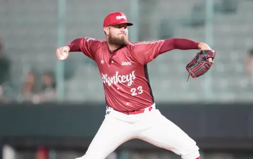 ▲樂天桃猿洋投艾菩樂去年對中信兄弟拿下3勝，對戰防禦率僅0.26。（圖／樂天桃猿提供,2026.3.22）