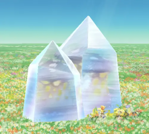 ▲攻打巨大水晶蘑菇是獲得白色油菜花最簡單的方式。（圖／翻攝自Pikmin Bloom）