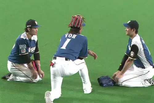 ▲陽岱鋼2016年與大谷翔平共同效力日本火腿，球隊從0勝2敗落後逆轉廣島鯉魚，奪下日本一。（圖／翻攝自YouTube）