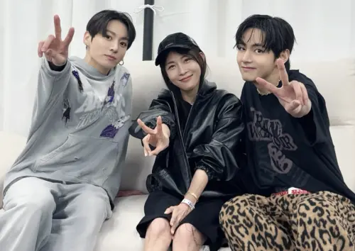 河智苑朝聖BTS演唱會！曬與好友V、柾國合照　狂讚：一切都很完美