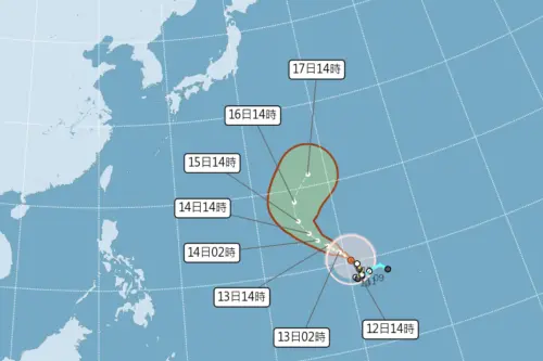 辛樂克升級強颱！暴風圈持續擴大　最新「路徑、對台影響」一次看
