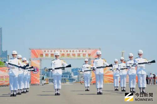 海軍司令部主辦南部高中儀隊初賽　港明高中奪冠