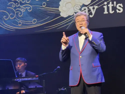 ▲楊烈「自由之土」世界巡演12日在日本千葉縣浦安市文化會館登場。（圖／印太戰略智庫提供）