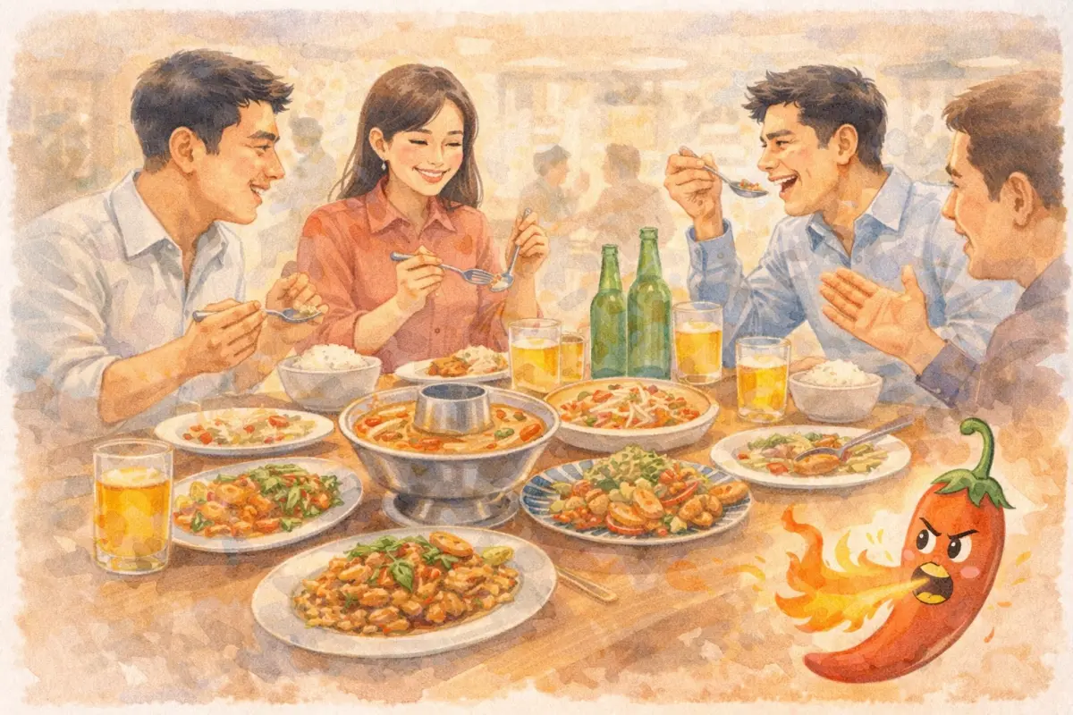 ▲臉書粉專「泰爸噗嚨共 ThaiBa ไทยป๊า」發文分享在泰國工作的親身經歷，指出從台幹便當圈融入泰籍同事午餐桌，是打開職場關係的關鍵第一步。（圖／取自粉專「泰爸噗嚨共 ThaiBa ไทยป๊า」粉專）