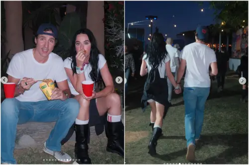 ▲凱蒂佩芮和杜魯道大方在科切拉音樂節牽手約會。（圖／IG@katyperry）