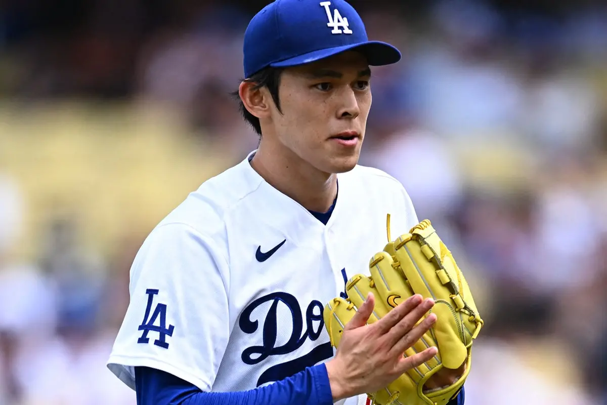 ▲洛杉磯當地媒體與生涯累積204勝的傳奇名投赫許亥瑟（Orel Hershiser）指出，佐佐木朗希正正面撞上「大聯盟之牆」，並披露了他在控球精準度上的缺失。（圖／路透／達志影像）