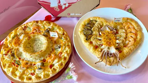 必勝客母親節明太子生蠔干貝披薩！巨魷愛心、荔枝玫瑰巴斯克開賣