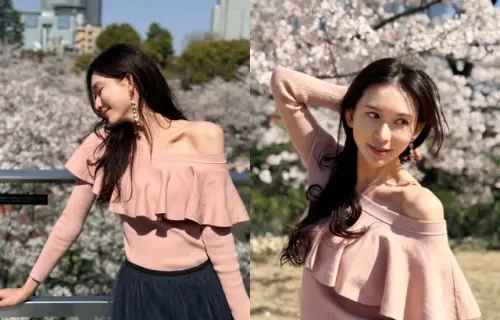 ▲林志玲曬賞櫻美照，近乎素顏模樣引發讚嘆。（圖／林志玲IG@chiling.lin）