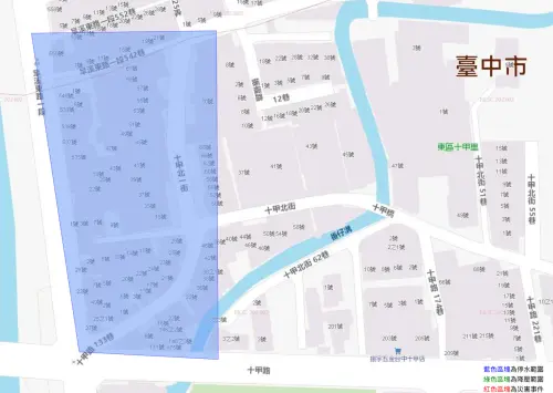 ▲台中市太平區4月14日停水範圍一次看。（圖／台灣自來水公司water.gov.tw/）