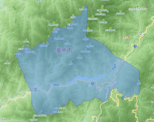 ▲台中市和平區4月14日停水範圍一次看。（圖／台灣自來水公司water.gov.tw/）