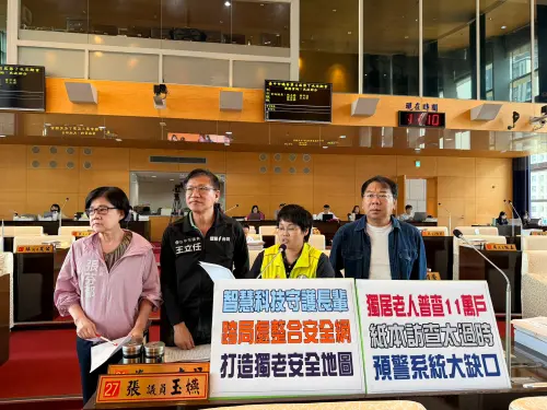 中市獨居老人普查落伍　議員促建數位安全網