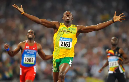 ▲「牙買加閃電」博爾特（Usain Bolt）曾跑出百米9.58秒成績，寫下人類最快百米紀錄。（圖／美聯社／達志影像）