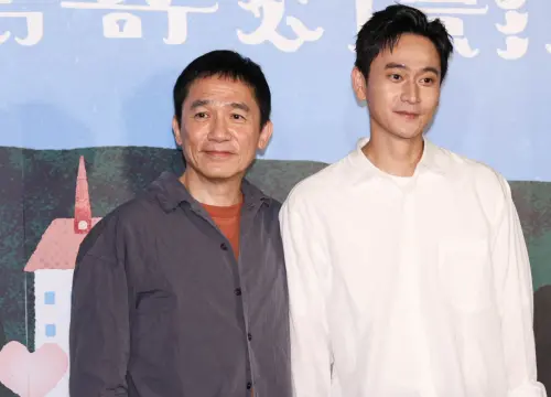 ▲梁朝偉（左）與劉冠廷（右）在金馬電影大師課的活動上對談。（圖／記者朱永強攝）