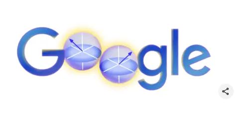 Google首頁今天變了！改成世界量子日塗鴉　為何是今天藏科學密碼