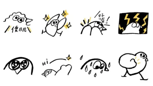 ▲LINE免費貼圖「快樂鳥威爾的日常對話」。（圖／取自LINE）