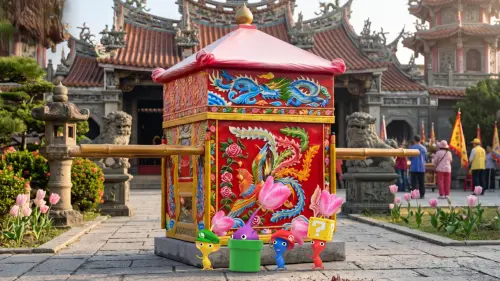 白沙屯媽祖進香帶皮克敏！8款神轎、Q版媽祖明信片：拿法一次看