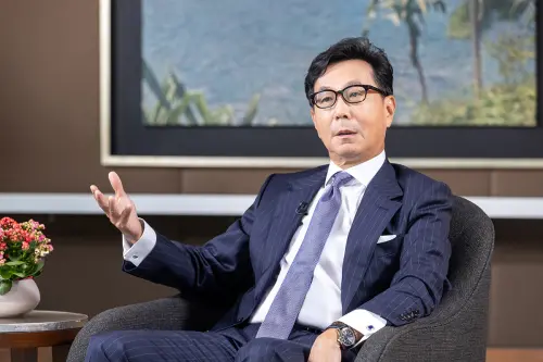 ▲富邦集團董事長蔡明忠表示，走過65年，富邦要追求真正成為一個幸福的企業，努力與股東、客戶、員工及社會共好。（圖 / 富邦集團提供）