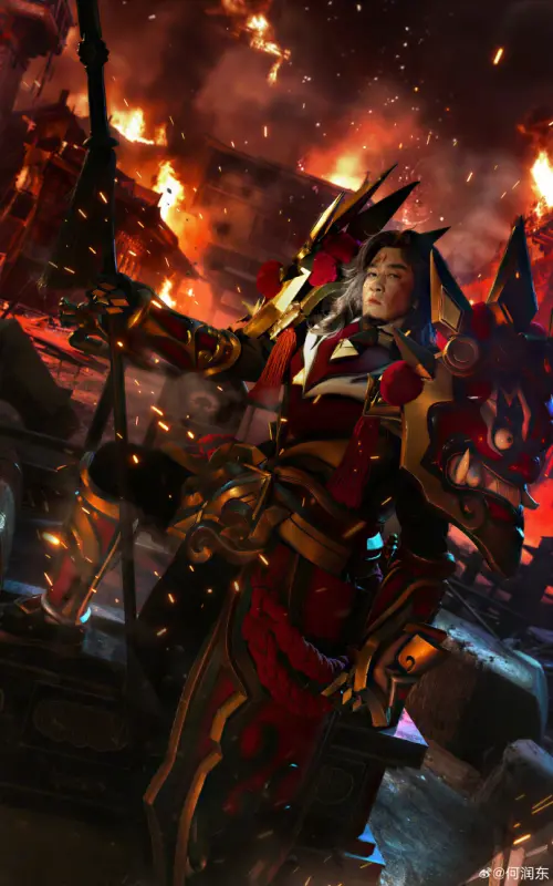 ▲粉絲都認為何潤東（如圖）的項羽扮相十分英勇、霸氣，很有說服力。（圖／翻攝自何潤東微博）