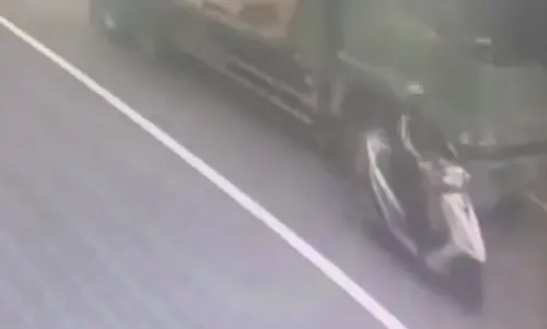 ▲桃園市桃園區國際路一段發生死亡車禍。（圖／翻攝畫面）